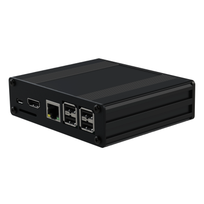 Pi-Box Pro - POE - Black