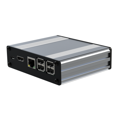 Rugged industrial enclosure for the Asus Tinker Board S - Silver