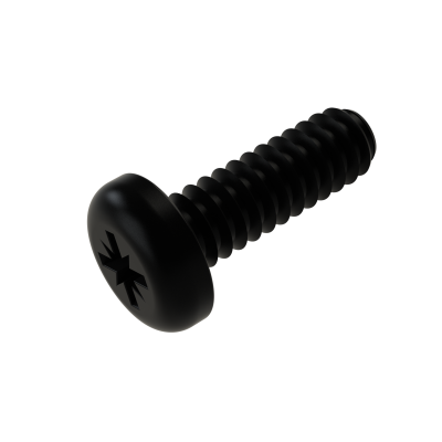 E & U-Case - Screws - Self Tapping - Black - 400 Pack