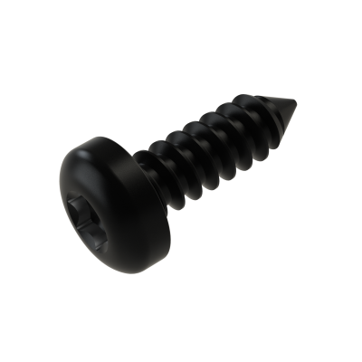 UnioBox Screws (spares) - Self Tapping - 8 - Black