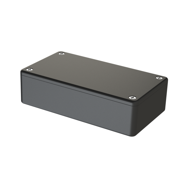 1591 Series Plastic enclosures in black from Hammond Manufacturing