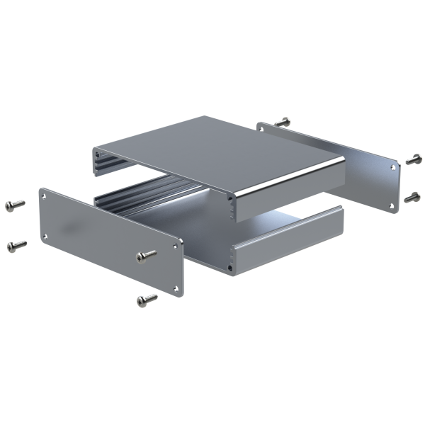 The Combi-Case 100 Kit 30mm U-section extruded aluminium enclosure 