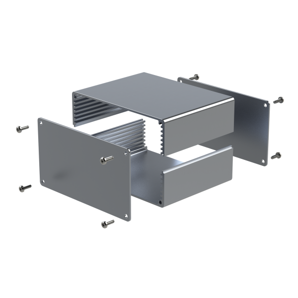 The Combi-Case 100 Kit 58mm U-section extruded aluminium enclosure 