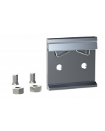 E-Case A / B & F - DIN Rail Clip Kit - Silver