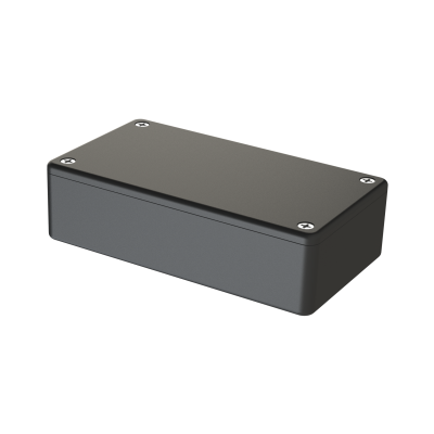 1591 Series Plastic enclosures in black from Hammond Manufacturing