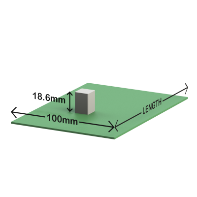 E-Case B PCB dimensions