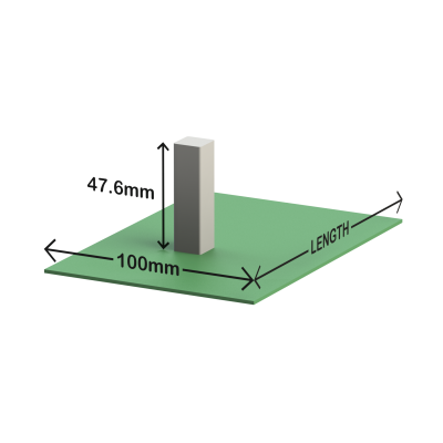 The Combi-Case 100 Kit 58mm board dimensions
