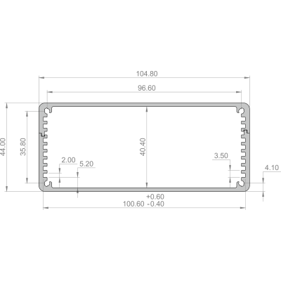 Combi Case 100 Kit at 44mm case dimensions