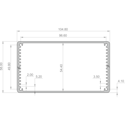 The Combi-Case 100 Kit 58mm case dimensions