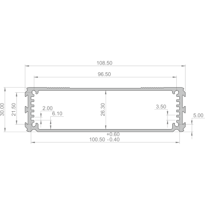 E-Case B Enclosure Dimensions