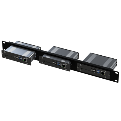 Raspberry Pi4 enclosure in a removable 19