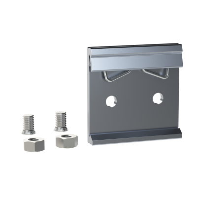 E-Case A / B & F - DIN Rail Clip Kit - Silver